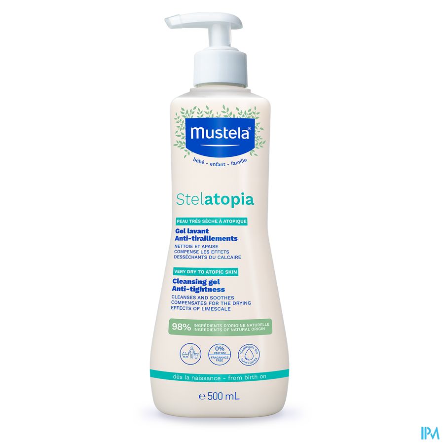 Mustela stelatopia® gel lavant 500 ml