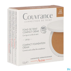 Eau Thermale Avène Fond de Teint Compact Crème 1.4 Doré Couvrance