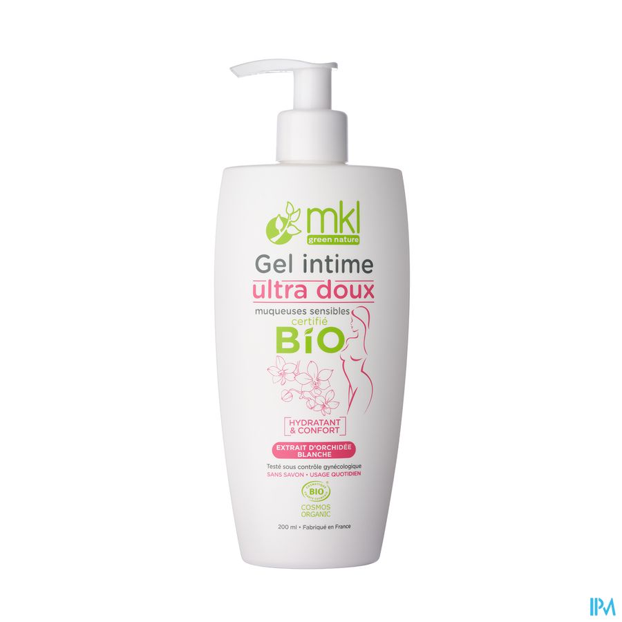 Mkl Gel Hygiene Intime Bio Ultra Doux Fl Pomp200ml