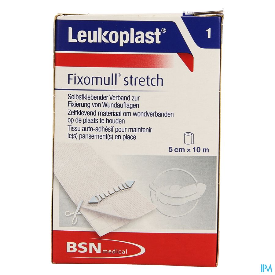 Fixomull Stretch 5cmx10m 1 Leukoplast