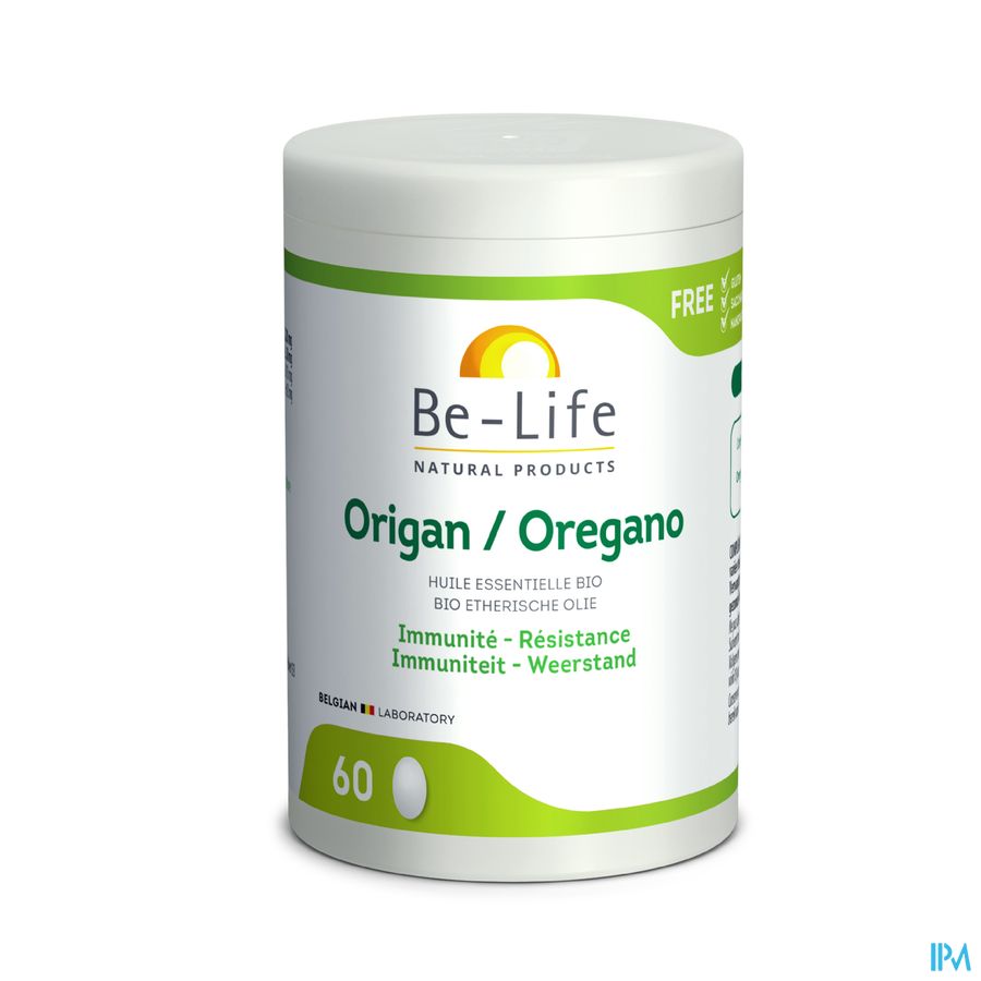 Origan Hle Ess Bio Be Life Caps 60