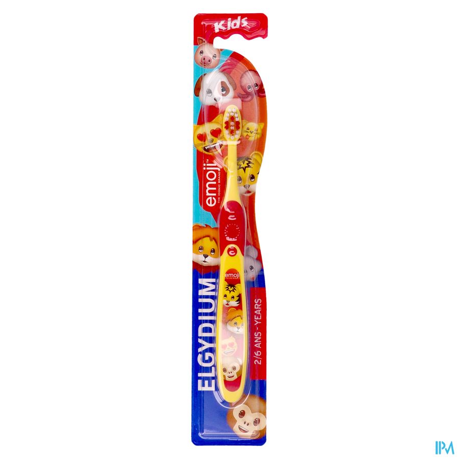 ELGYDIUM Kids Emoji 2 à 6 ans  – Brosse à dents enfant