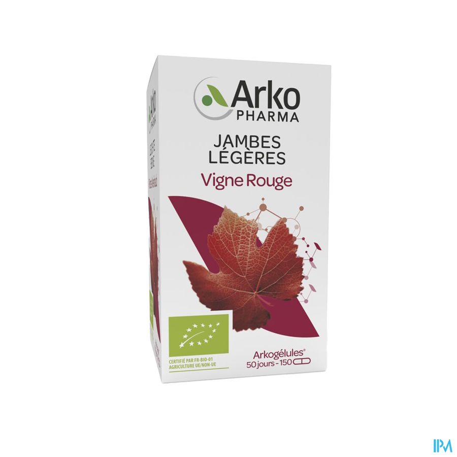 Arkogelules Vigne Rouge Bio Caps 150 Nf