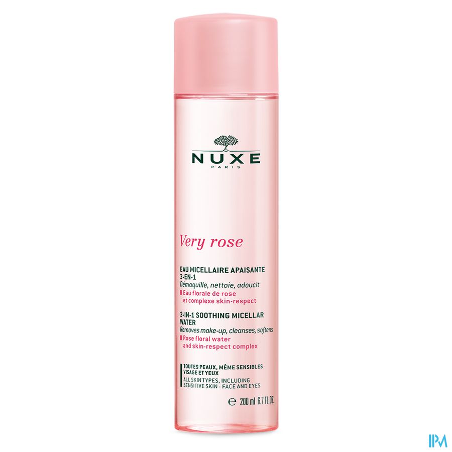 Nuxe Very Rose Eau Micellair Apais. 3en1 Pn 200ml