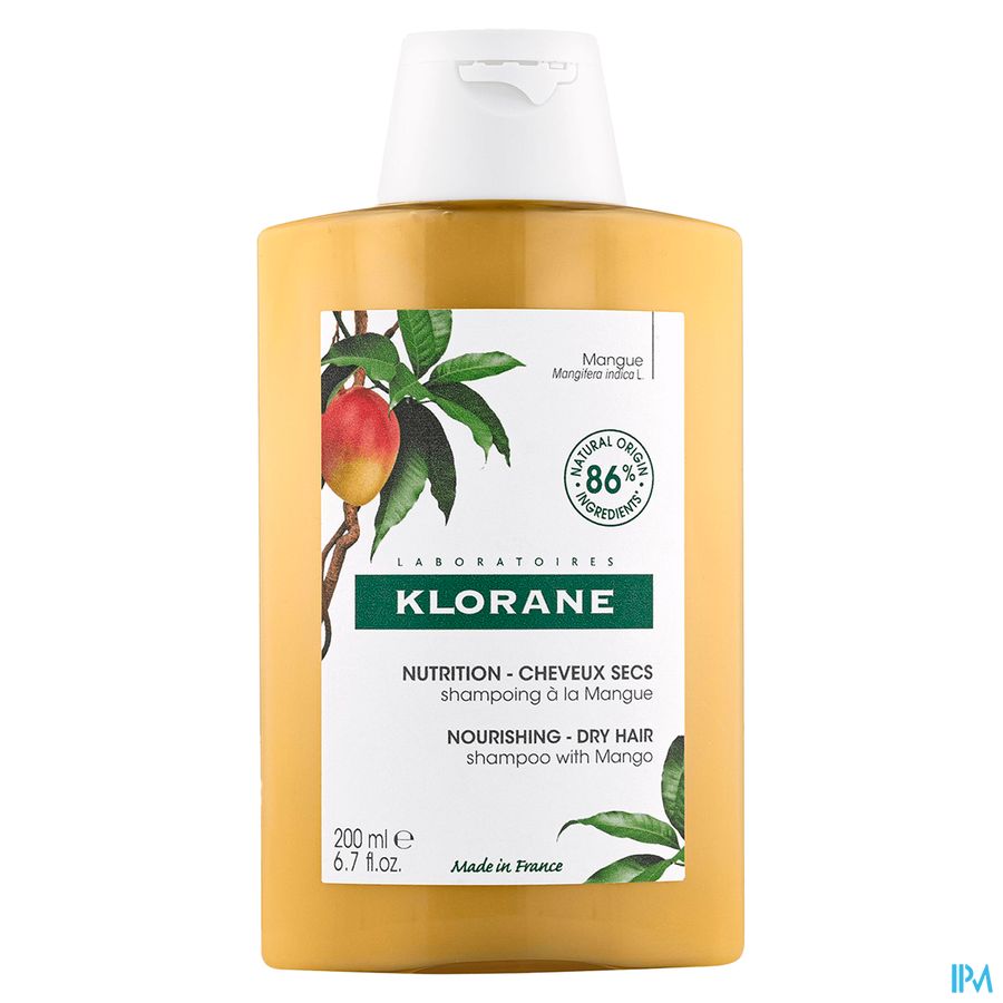 Klorane - Shampoing Nutrition à la Mangue - Cheveux secs