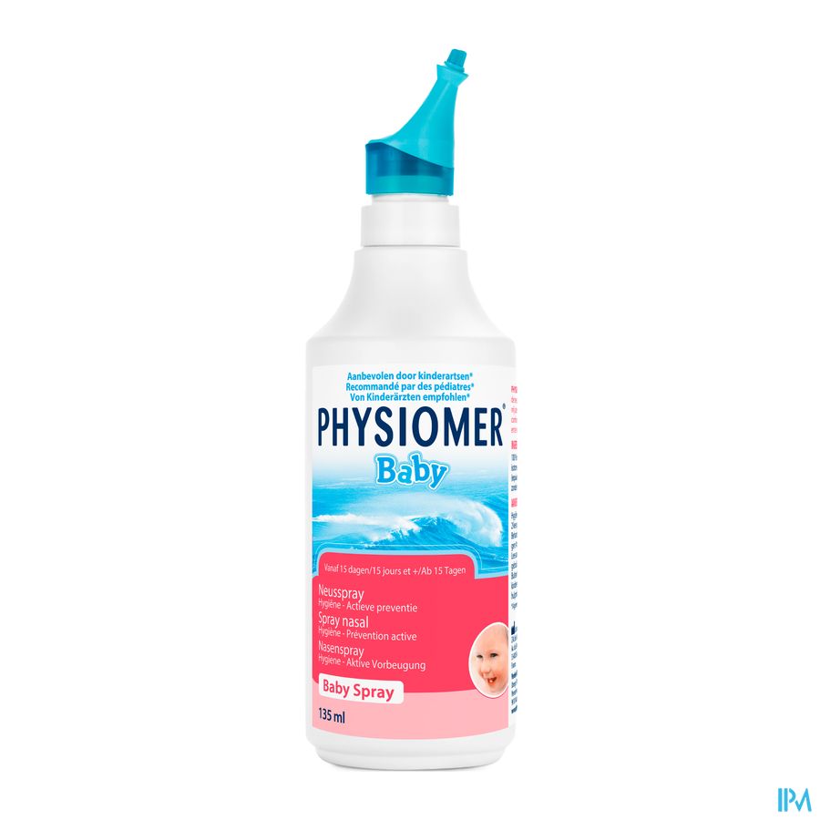 Physiomer® Baby Spray Nasal Isotonique 135ml - Prévention Ou En Cas De Rhume