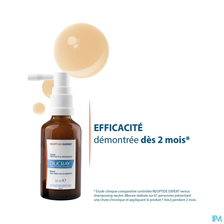 Ducray NEOPTIDE EXPERT Sérum fortifiant et redensifiant pour des cheveux plus épais et mieux enracinés