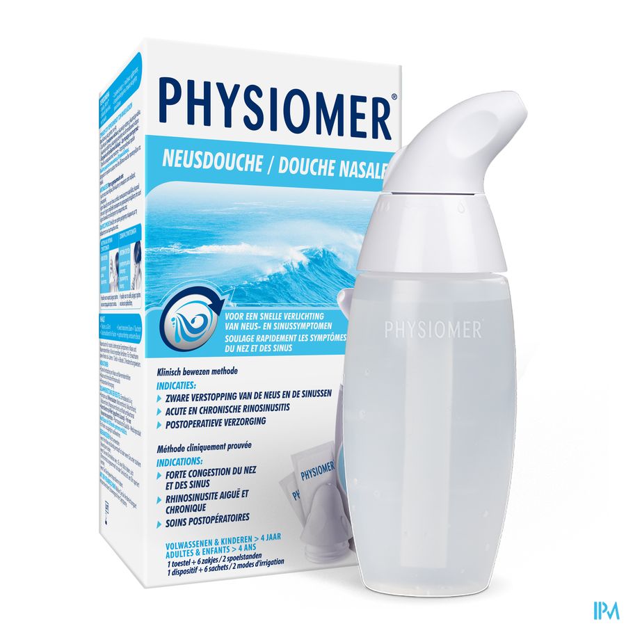 Physiomer® Douche Nasale + 6 Sach.Sel Mer