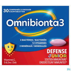 Omnibionta 3 Defense Junior Comp A Croquer 30