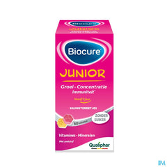 Biocure Junior Etoiles à Croquer croissance, multivitamine - 60 pièces