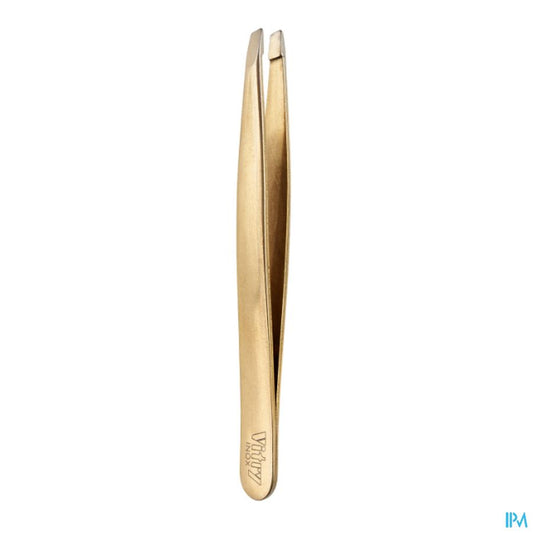 PINCE A EPILER PROF.M.BIAIS.INOX DORE
