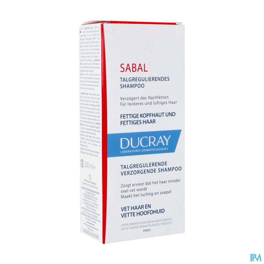 Ducray Shampooing traitant sébo-régulateur Shampoing purifiant SABAL