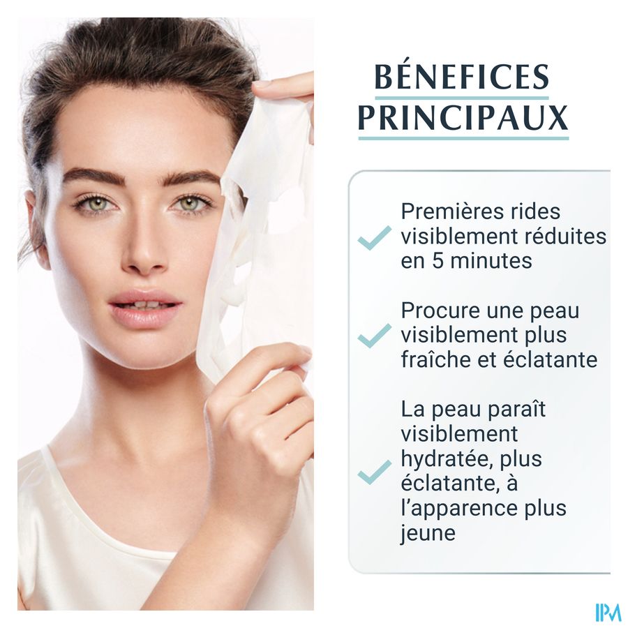 Hyaluron-Filler + 3x Effect Masque Intensif à l'Acide Hyaluronique Hydratation Intense Anti-Rides & Anti-Âge 1pc