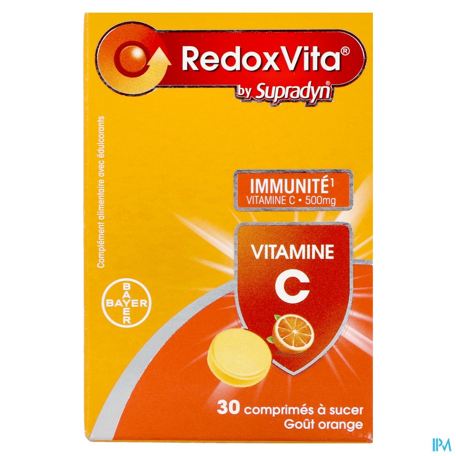 Redoxvita 500mg Orange Comp A Sucer 30