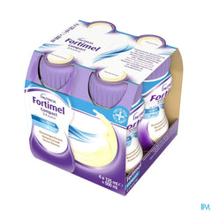 Fortimel Compact 2.4kcal Arôme Banane Complément Nutritionnel Dénutrition Bouteilles 4x125ml