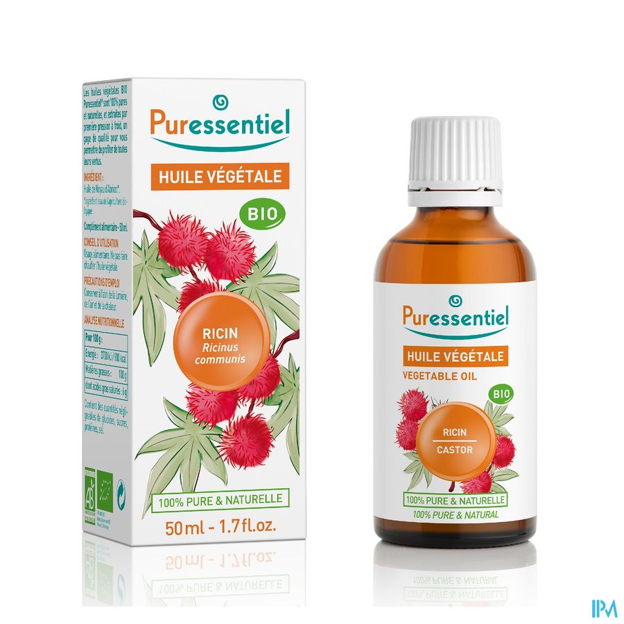 Puressentiel Huile Vegetale Bio Ricin 50ml