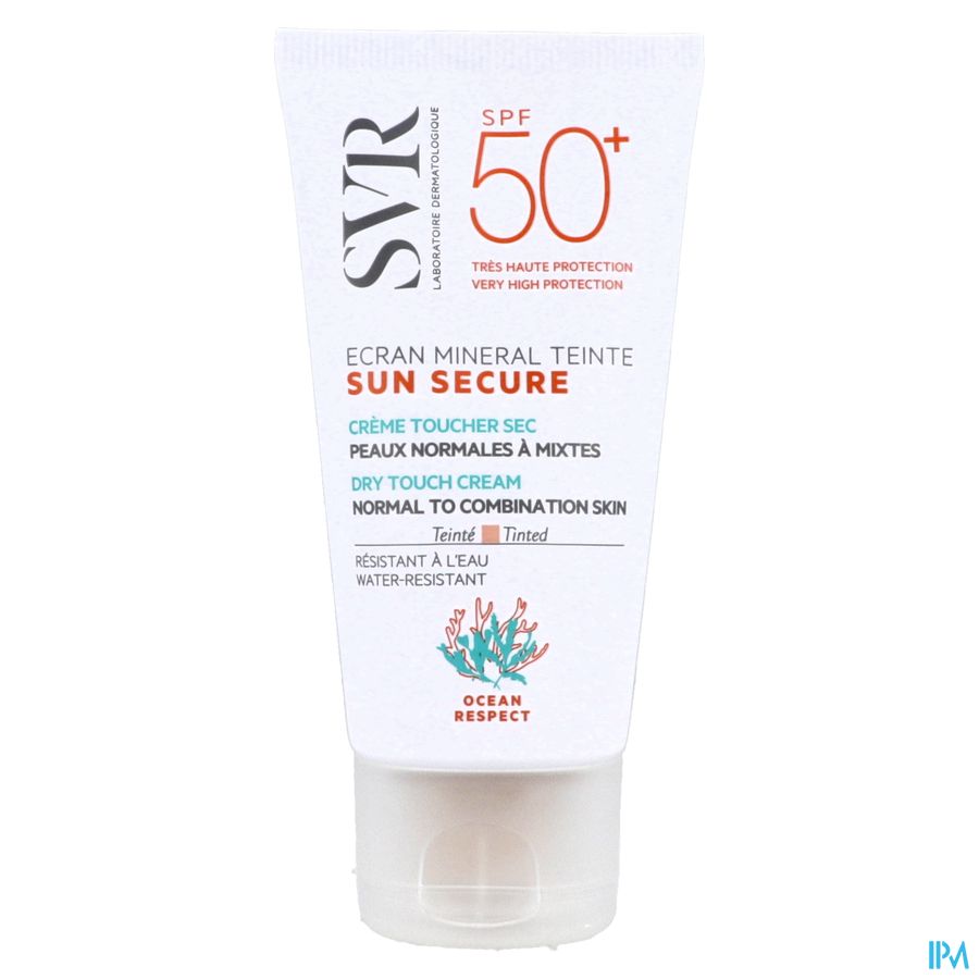 Svr Sun Secure Mineral Tein.peau Normal Spf50+60ml