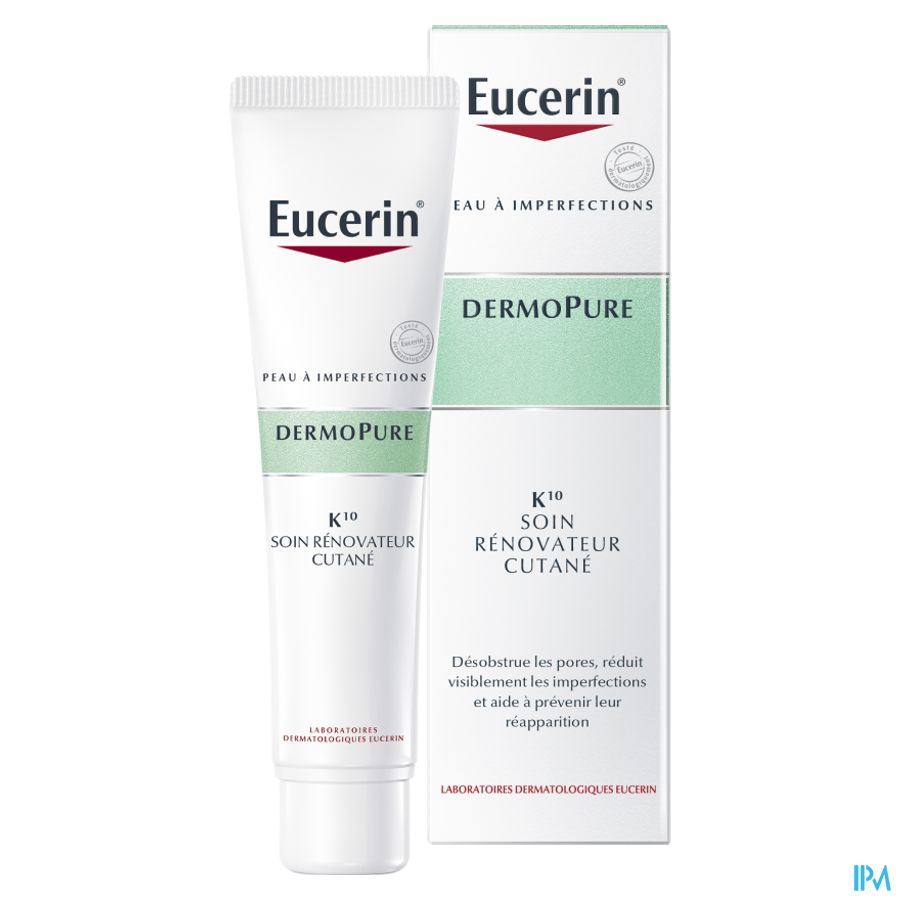 DermoPure K¹º Soin Rénovateur Cutané Acné Peau à Imperfections Tube 40ml