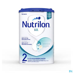 Nutrilon AR 2 | En cas de régurgitations | Lait Bébé 6-12 mois  | Lait en Poudre pour Biberon | Boite 800g