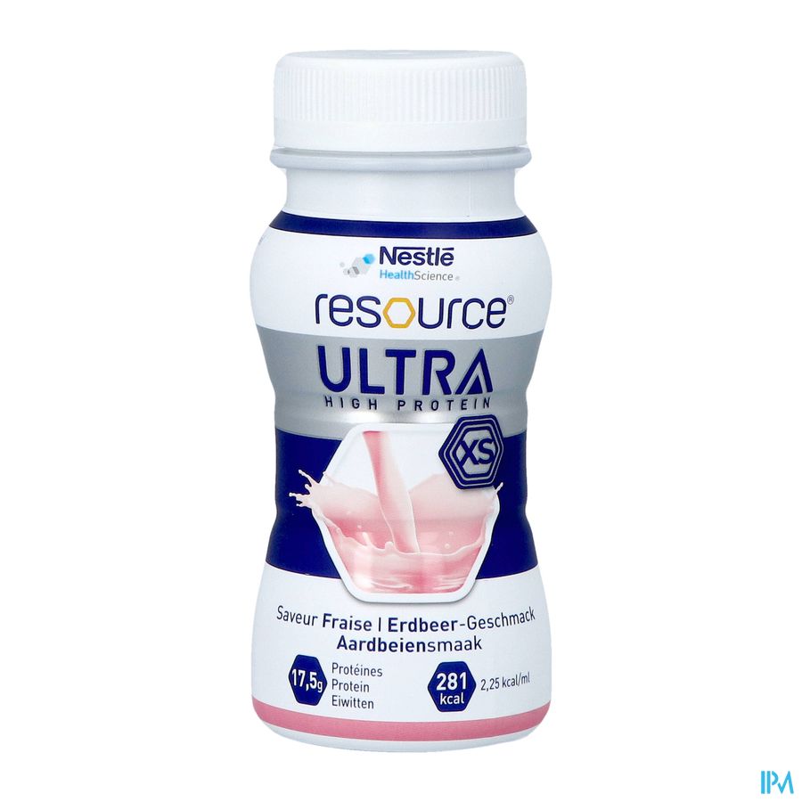 Resource Ultra Fraise 4x125ml