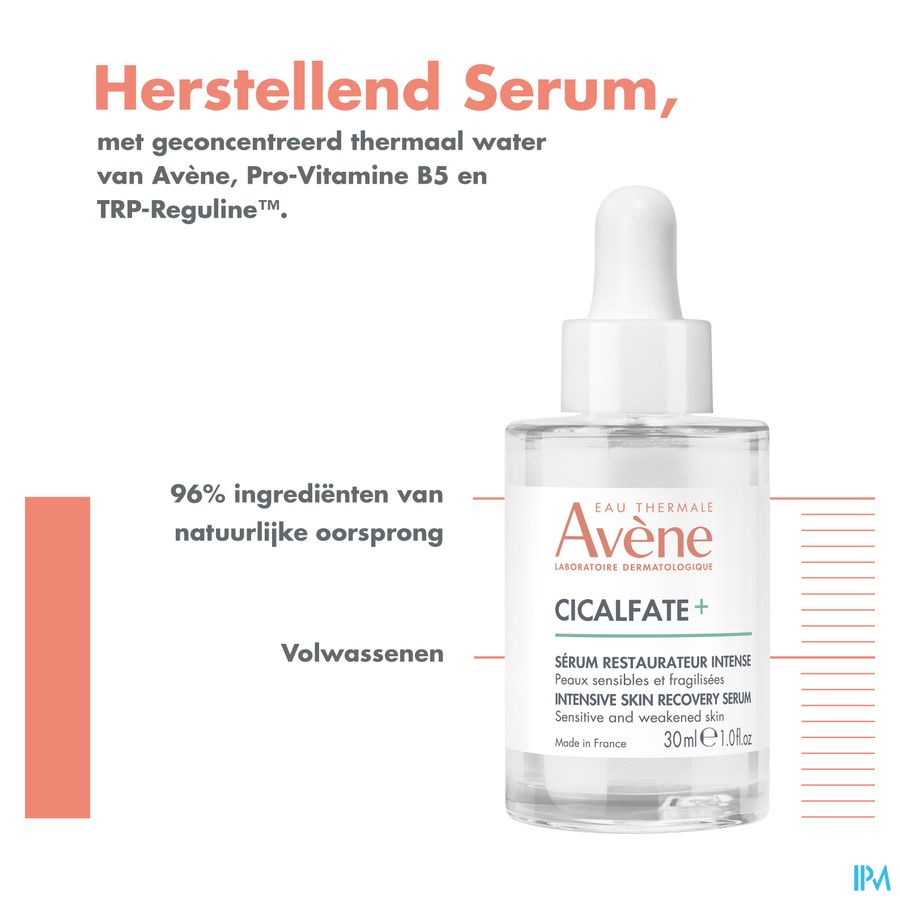 Avène Cicalfate+ Sérum Restaurateur Intense Peau sensible Fragilisée 30ml