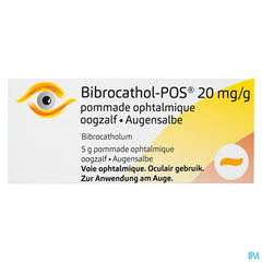 Bibrocathol-Pos 20Mg/G Pommade Ophtalmique Tube 5G
