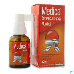 Medica spray pour la gorge Menthol 30 ml - mal de gorge