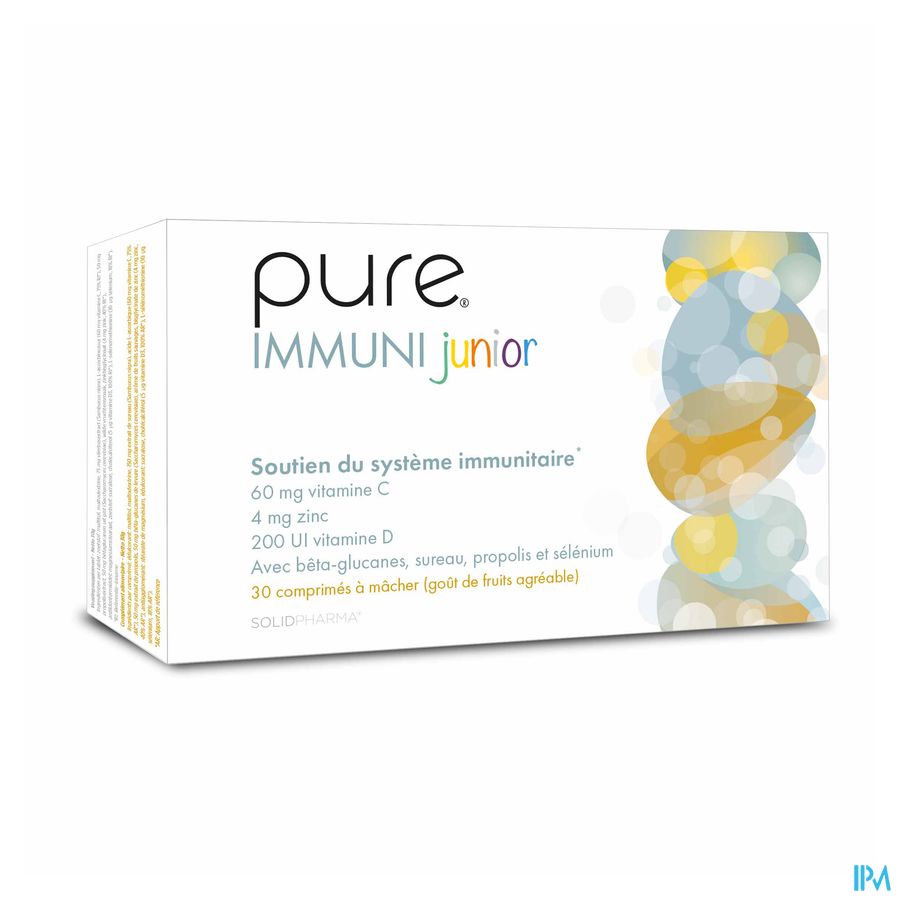 Pure Immuni Junior Comp A Croquer 30