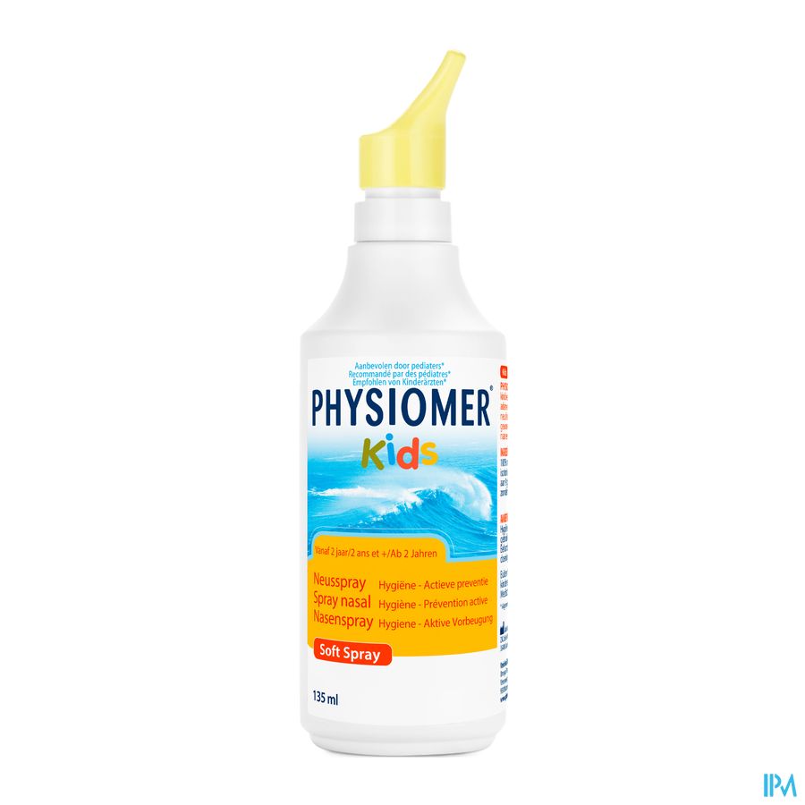 Physiomer® Kids Spray Nasal 135ml-Prévient Le Rhume,Nez Bouché,Nez Coulant