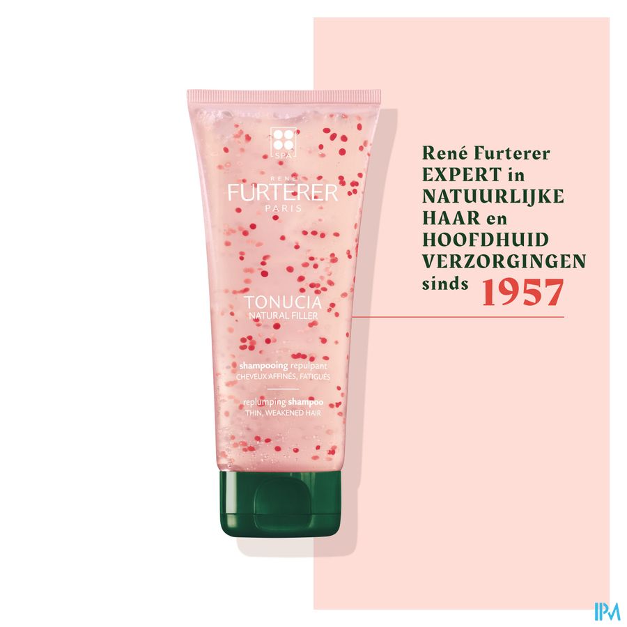 René Furterer - Shampooing repulpant - Shampoing densifiant pro-jeunesse - TONUCIA NATURAL FILLER