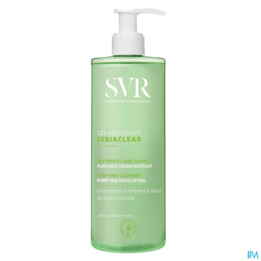 Svr Sebiaclear Gel Moussant Tube 400ml Nf