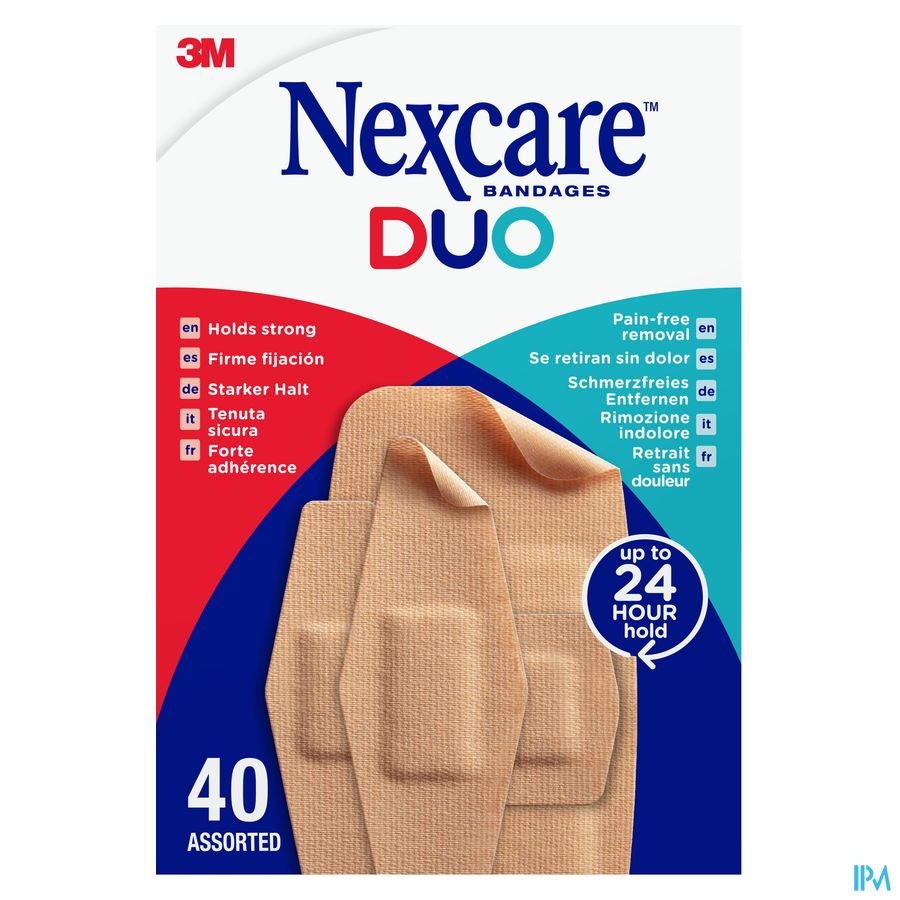 Nexcare 3m Duo Pansement Assortiment 40