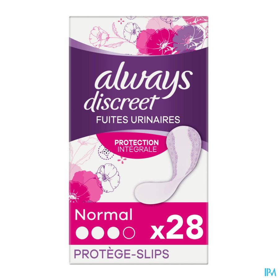 Always Discreet Protege Slips Normal 28