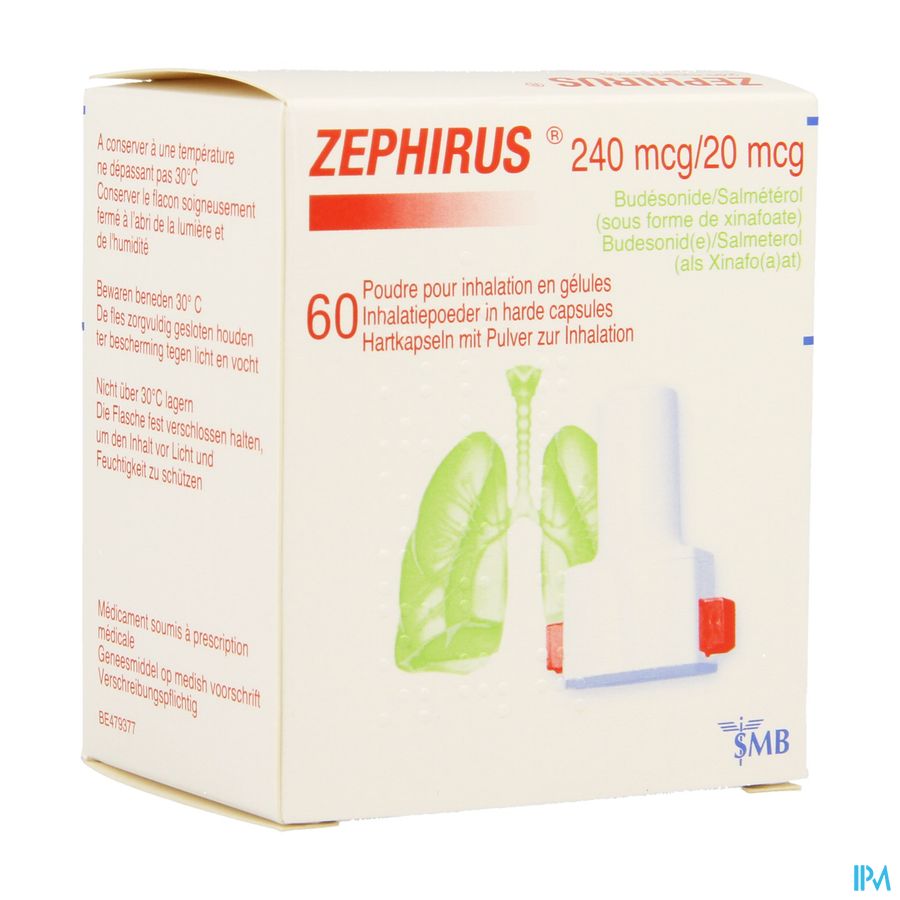 Zephirus 240mcg/20mcg Pdr Inhal. 60 Gel + 1 Inhal.