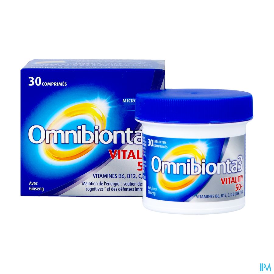 Omnibionta 3 Vitality 50+ Comp 30