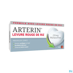 Arterin® Levure Rouge De Riz 2,9 Mg De Monacolines 180 Comprimés