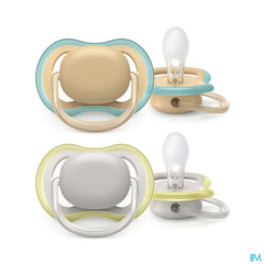Philips Avent Sucette +0m Air Vert Gris