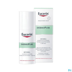 DermoPure HYDRA Crème Compensatrice Apaisante Acné Peau à Imperfections avec pompe 50ml