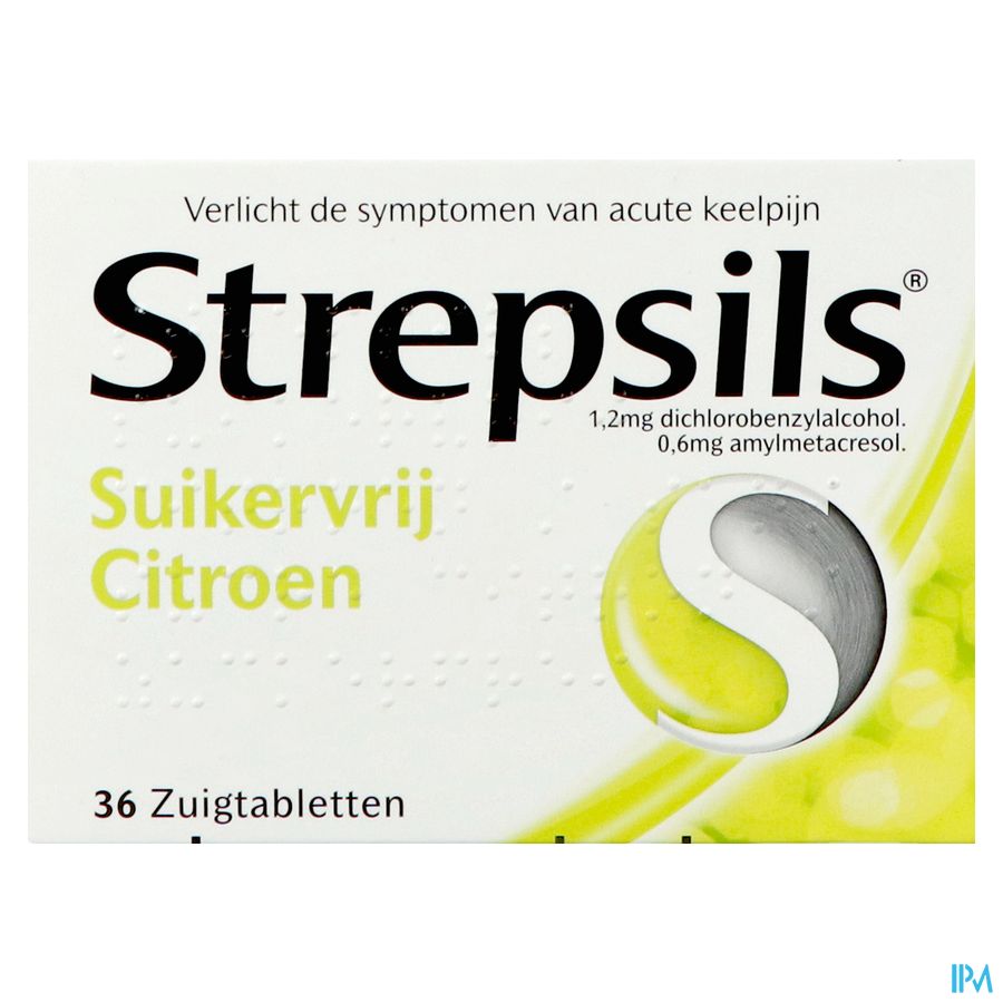 Strepsils S/sucre Citron Past 36