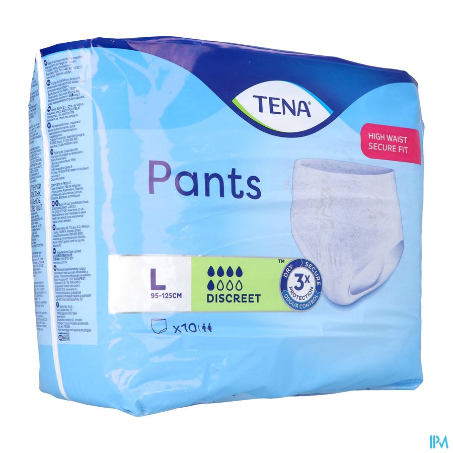 Tena Pants Discreet Large 95-125cm 10 793300