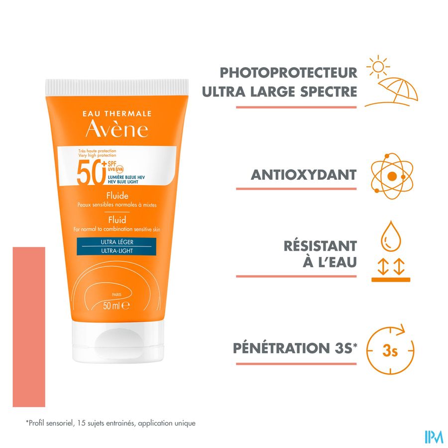 Eau Thermale Avène - Fluide SPF 50+