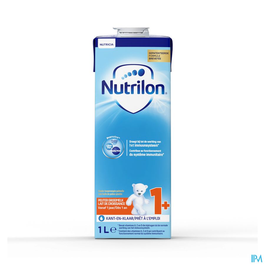 Nutrilon 1+ Lait De Croissance liquide Enfants dès 1 an bouteille 1L