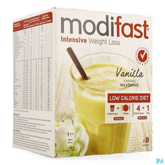 Modifast Intensive Vanilla Flavoured Milksh. 8x55g