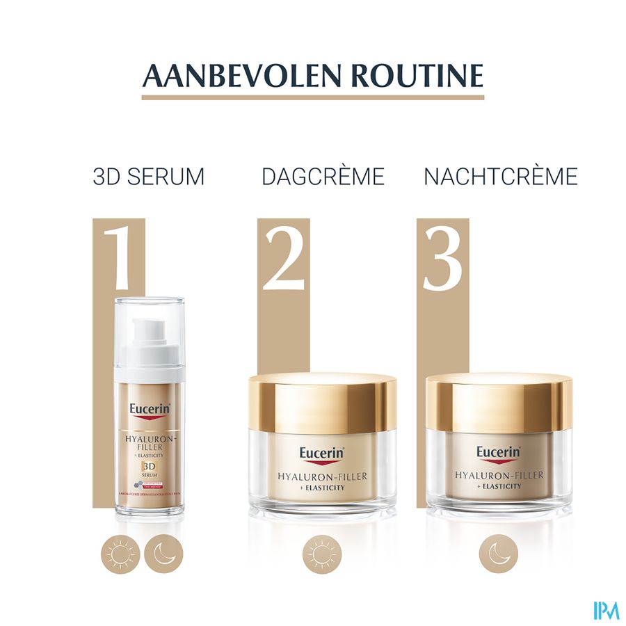 Hyaluron-Filler + Elasticity Soin de Jour SPF 30 Anti-Rides & Anti-Âge Pot 50ml