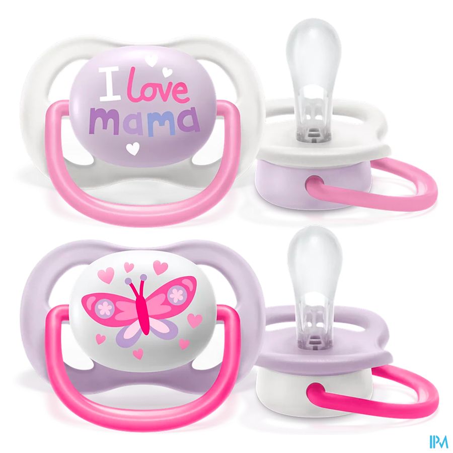 Philips Avent Sucette 0m+ Happy Girl