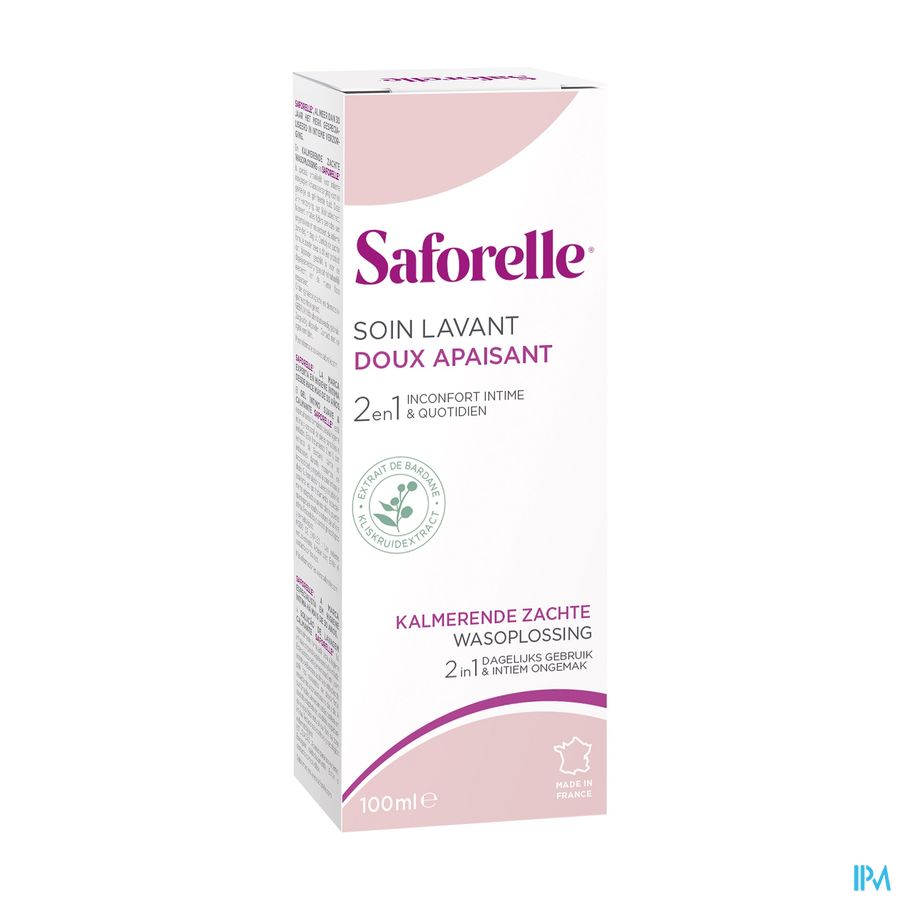 Saforelle Soin Lavant Doux Sol Fl 100ml