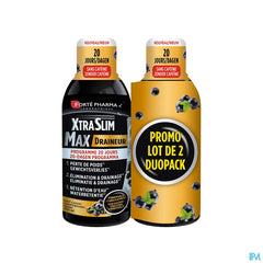 XTRASLIM MAX DRAINEUR CASSIS DUO 2X500 ML