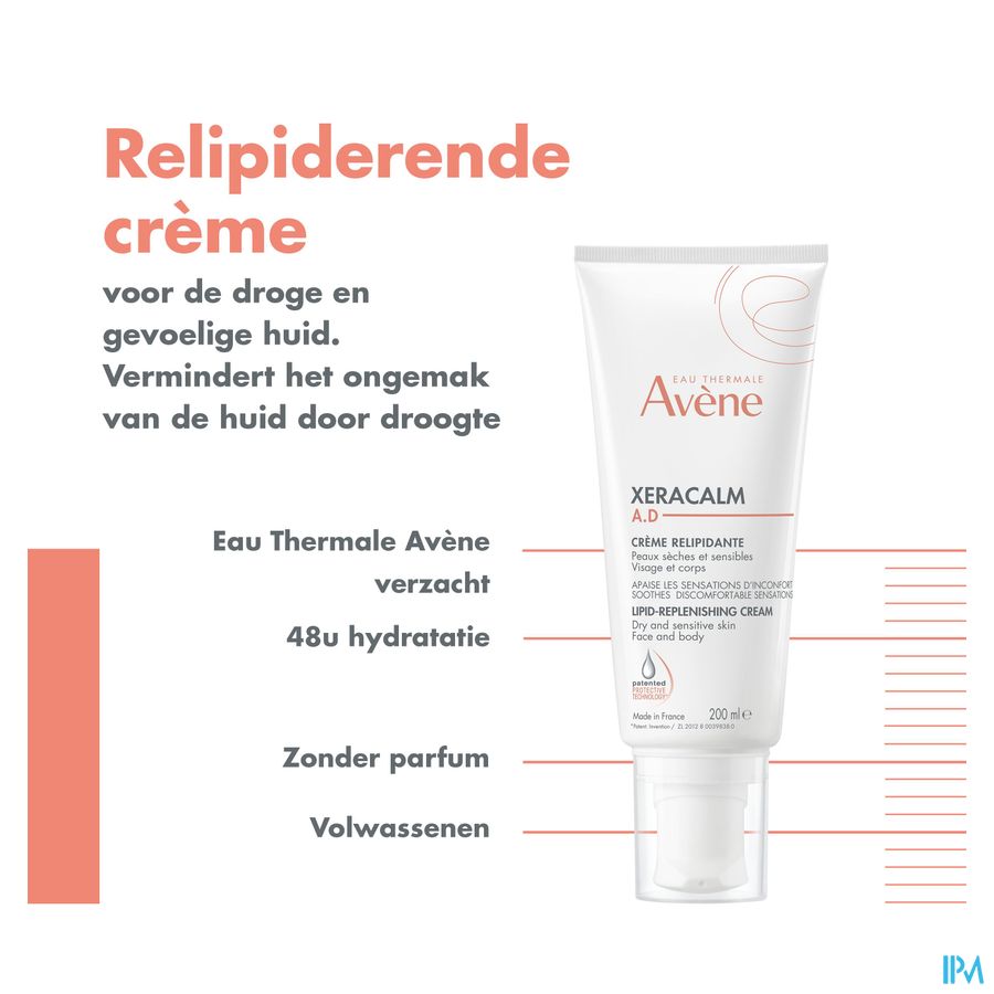 Eau Thermale Avène Crème relipidante XERACALM A.D