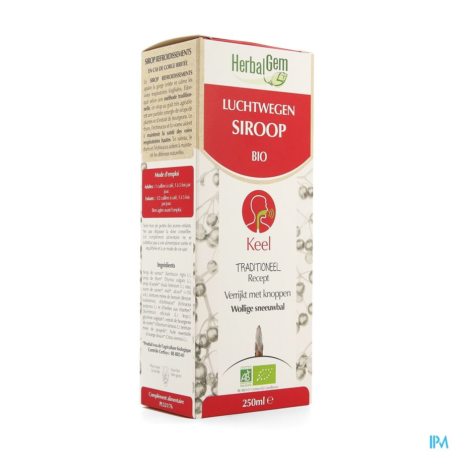 Herbalgem Sirop Refroidissements 250ml