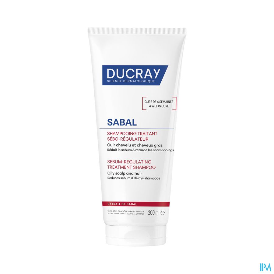 Ducray Shampooing traitant sébo-régulateur Shampoing purifiant SABAL